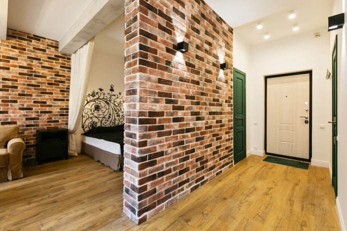 industrial style hallway lighting