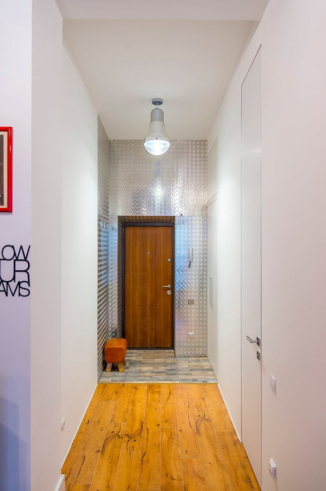 industrial style hallway lighting