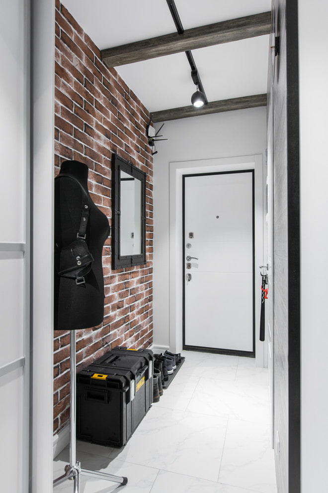 small loft-style corridor