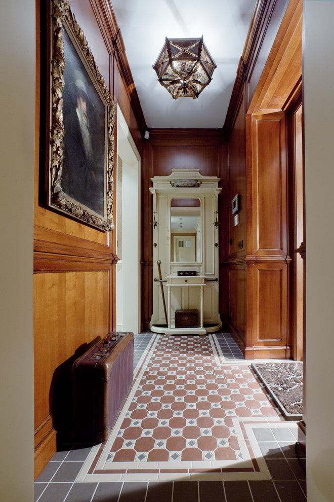 the color scheme of the interior of the corridor in the classic style the color scheme of the interior of the corridor in the classic style