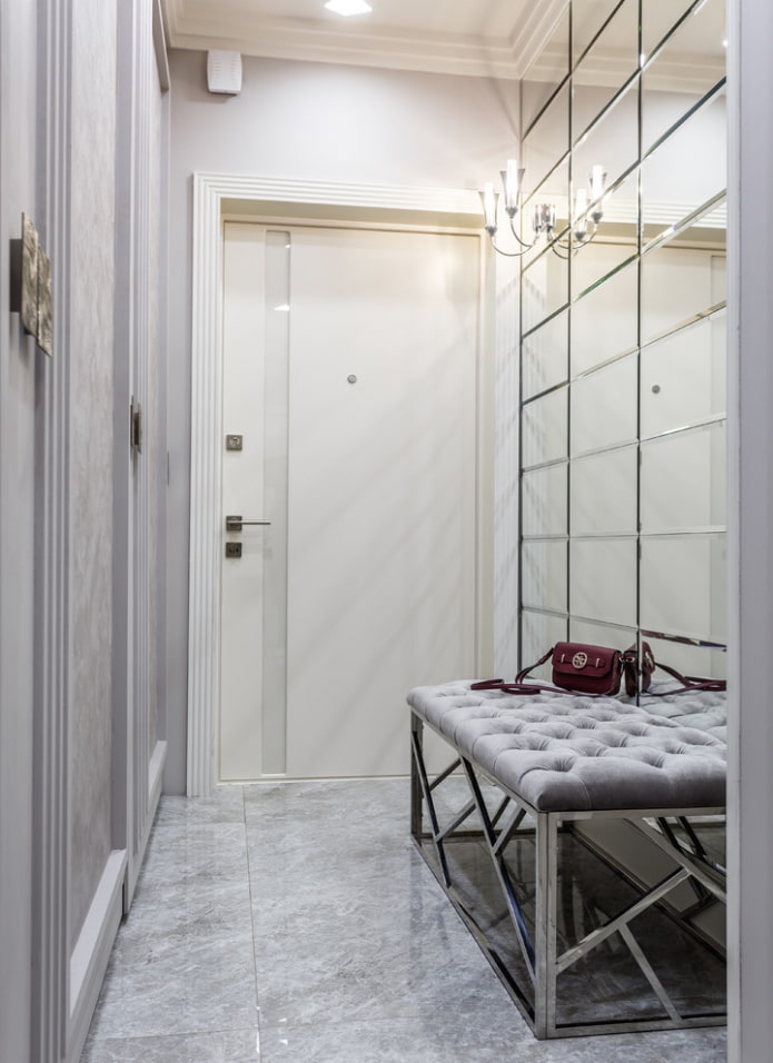 hallway interior in neoclassical style hallway interior in neoclassical style