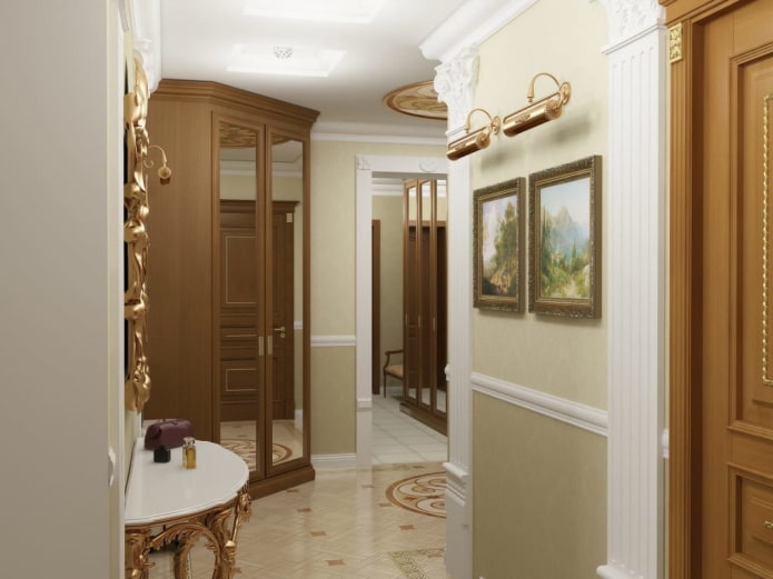 small hallway in classic style small hallway in classic style