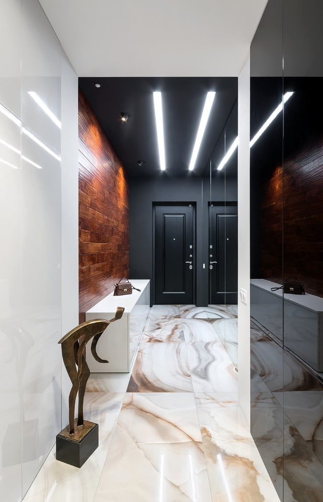 high-tech corridor decoration