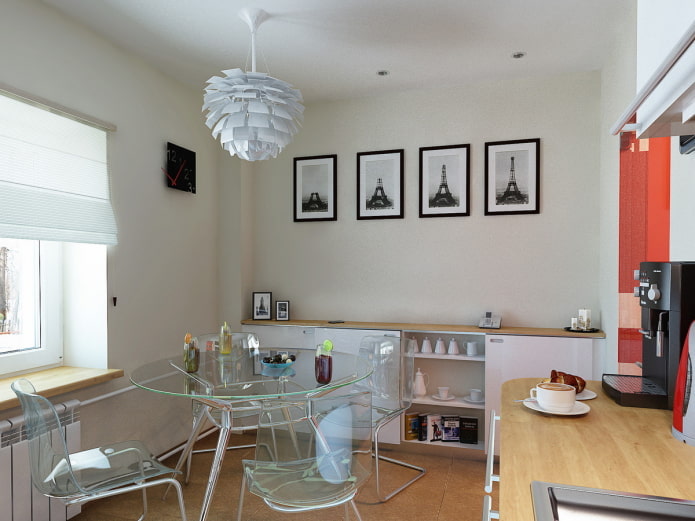 transparent dining group