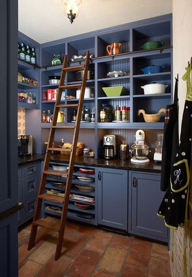 pantry design in the interior of the house