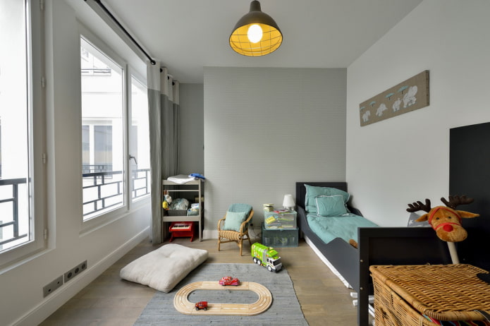 light gray children's room design light gray children's room design