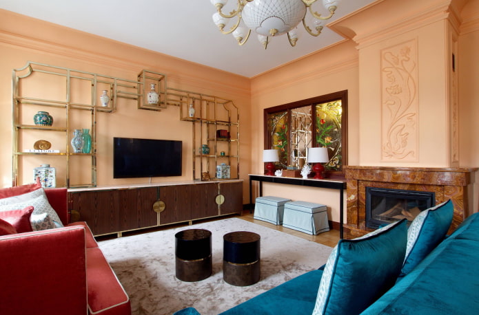 Peach walls Peach walls