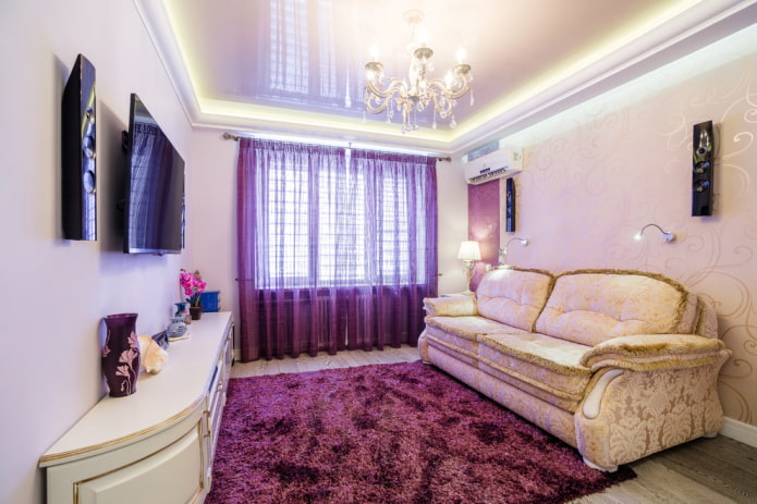 classic living room with bright accents