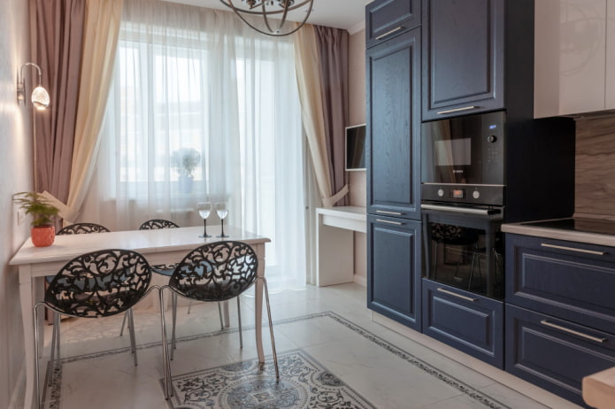 Openwork backs of chairs in the dining area Openwork backs of chairs in the dining area