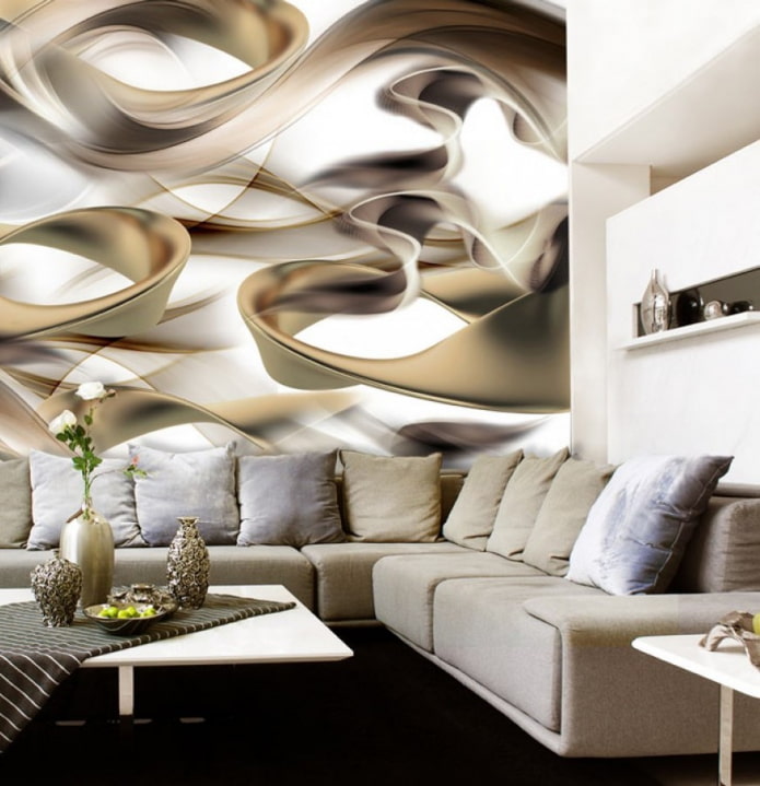 photomurals with abstraction