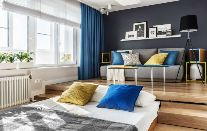 pull-out bed in the living room pull-out bed in the living room