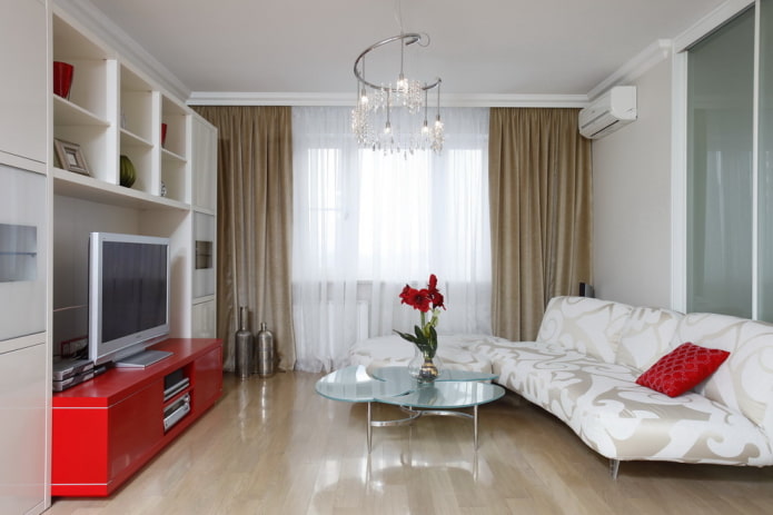 interior of a square hall 18 sq.