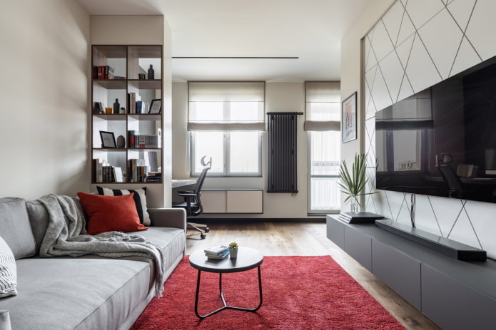 Cabinet behind the rack Cabinet behind the rack