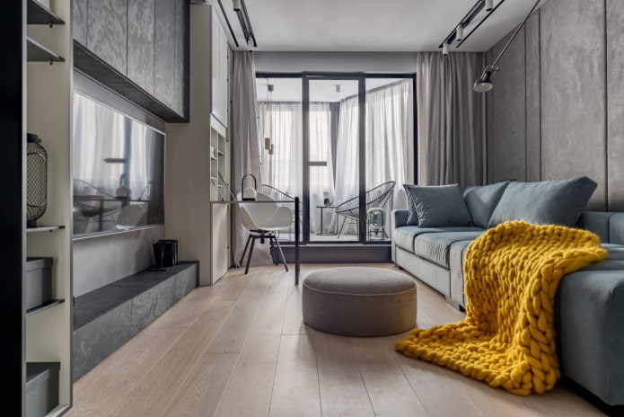 Living room with balcony Living room with balcony