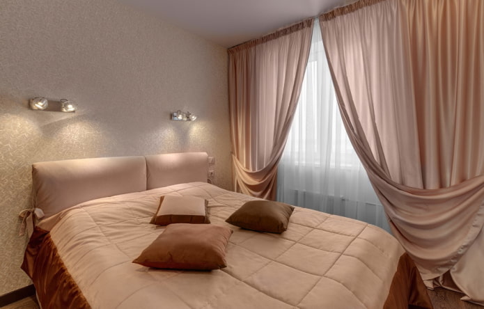 lighting in the bedroom in Khrushchev