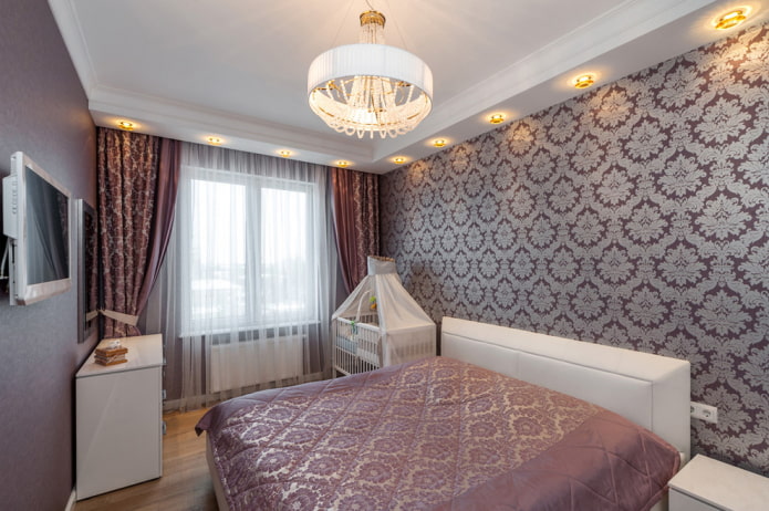 lighting in the bedroom in Khrushchev