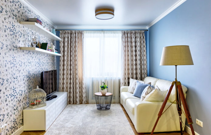 wall decoration in the hall in Khrushchev wall decoration in the hall in Khrushchev