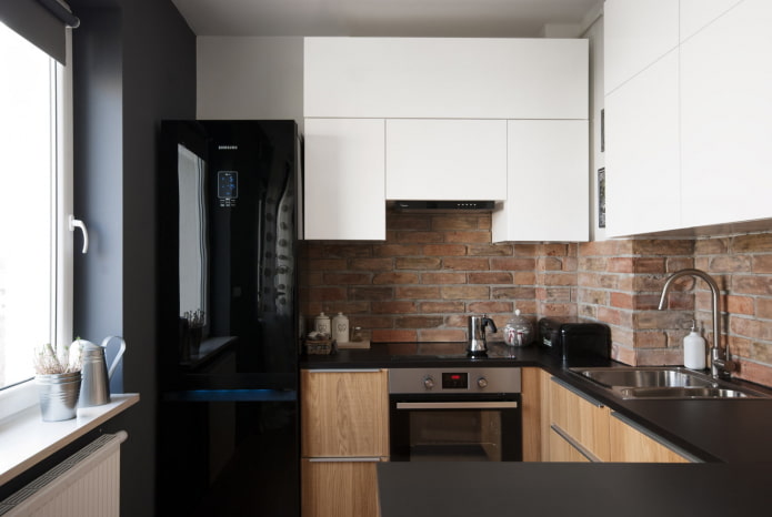 loft style kitchen design in Khrushchev loft style kitchen design in Khrushchev