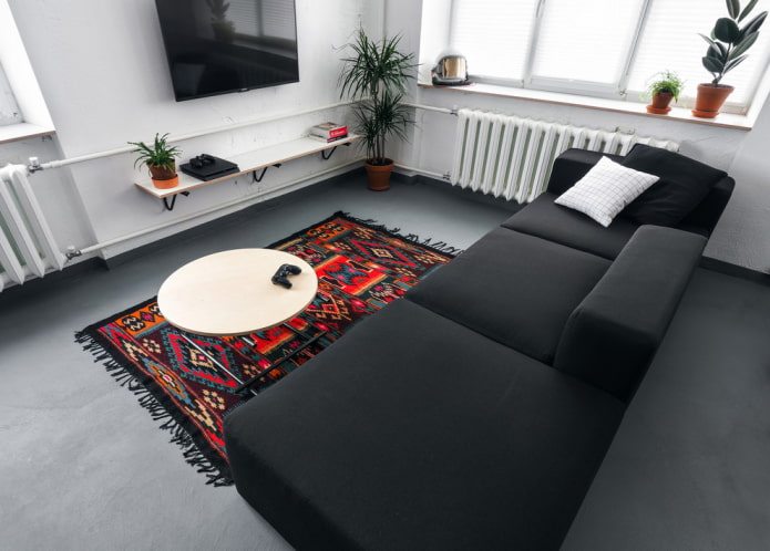 white and gray loft style living room interior white and gray loft style living room interior