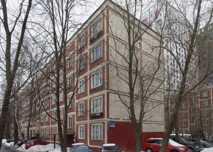 house Khrushchev, series K-7 house Khrushchev, series K-7