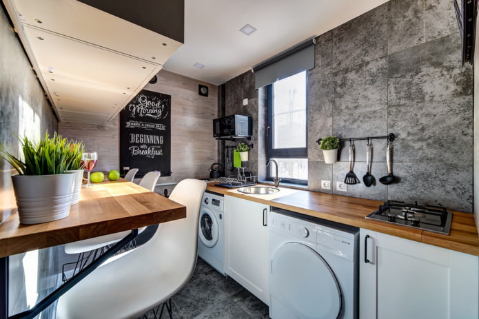 wall decoration in the Khrushchev apartment