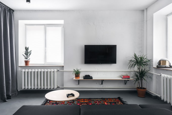 wall decoration in the Khrushchev apartment