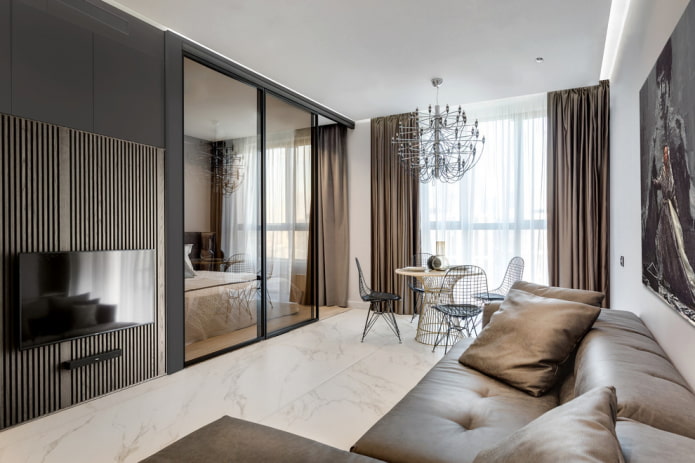 chandelier over the dining tables in the interior of the hall chandelier over the dining tables in the interior of the hall