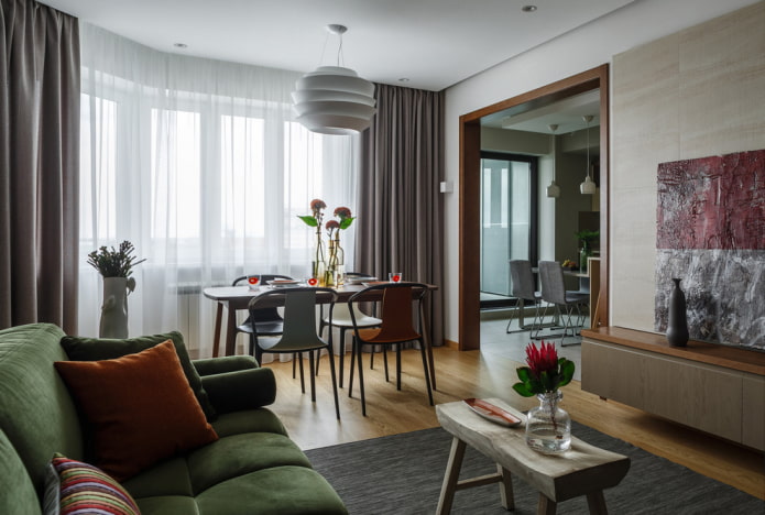 chandelier over the dining tables in the interior of the hall chandelier over the dining tables in the interior of the hall