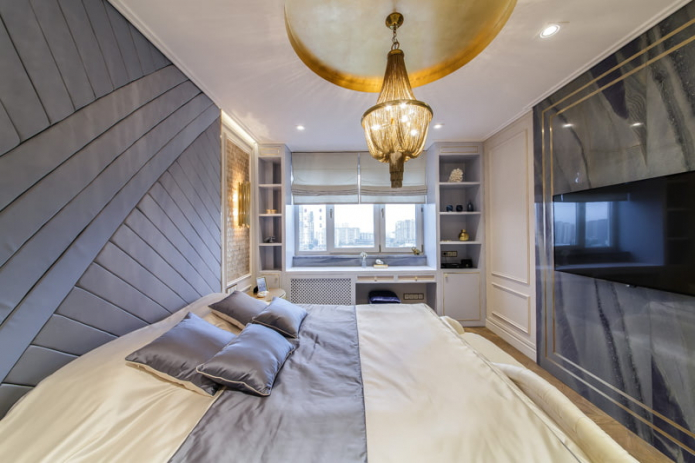 modern furniture in the bedroom