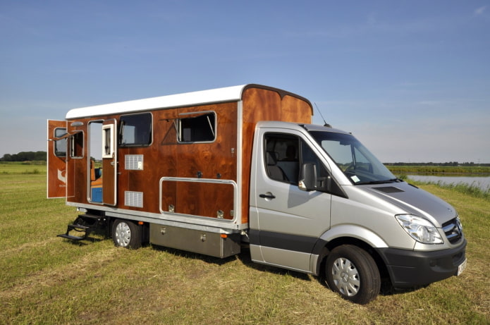 motorhome outside