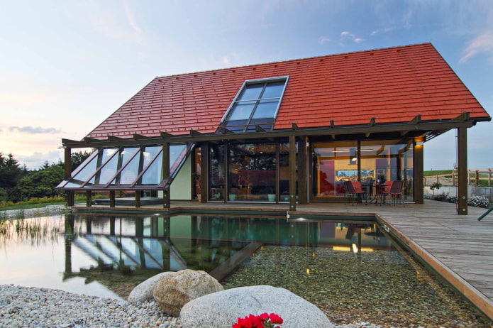 half-timbered house roof half-timbered house roof