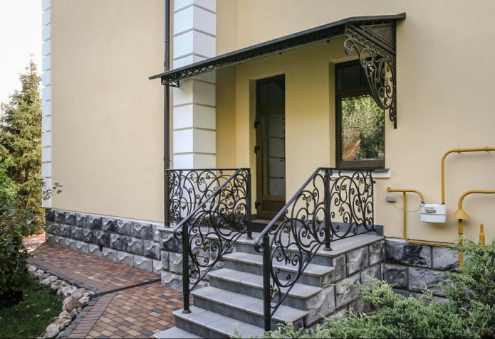 finishing of the porch extension for the house