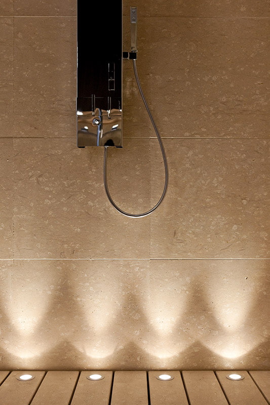 floor lighting with spotlights in the interior floor lighting with spotlights in the interior