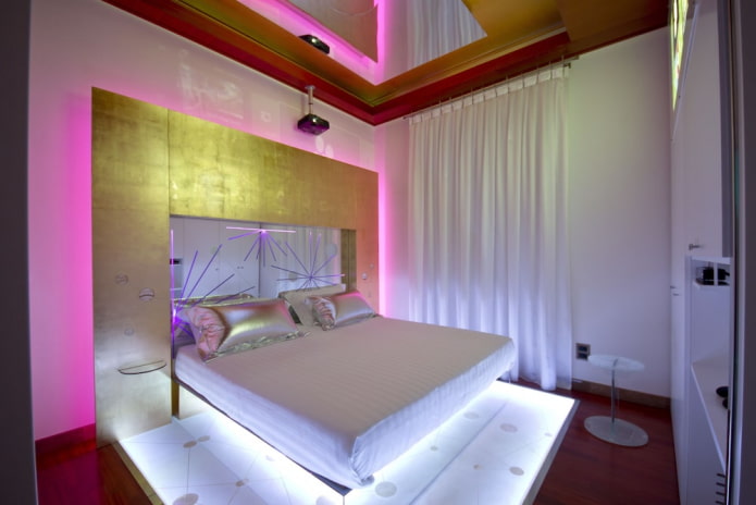 floor lighting in the interior of the bedroom floor lighting in the interior of the bedroom