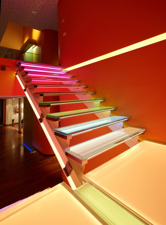 backlit staircase design backlit staircase design