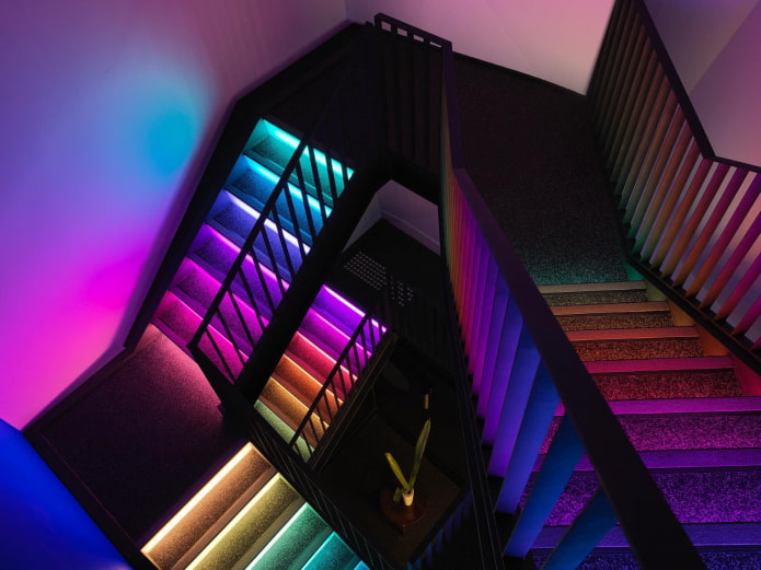backlit staircase design backlit staircase design
