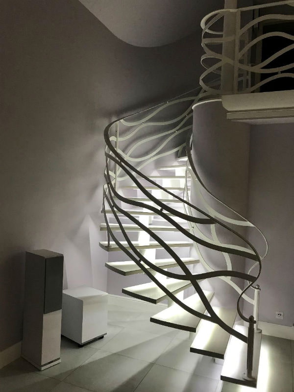 illuminated staircase illuminated staircase