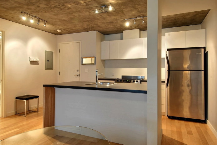 spots on the bracket in the design of the room spots on the bracket in the design of the room