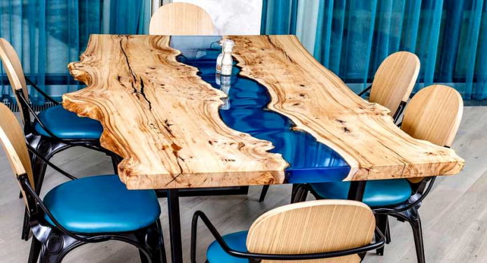 Dining table-river Dining table-river