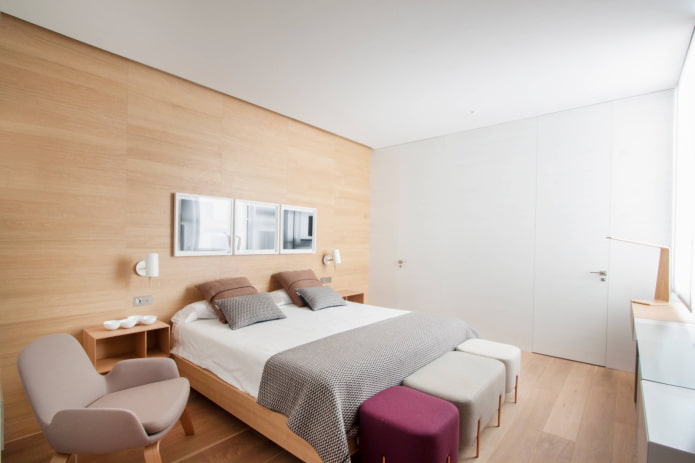 Laminate in the bedroom Laminate in the bedroom