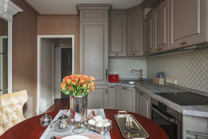 set in the kitchen with an area of 9 squares set in the kitchen with an area of 9 squares