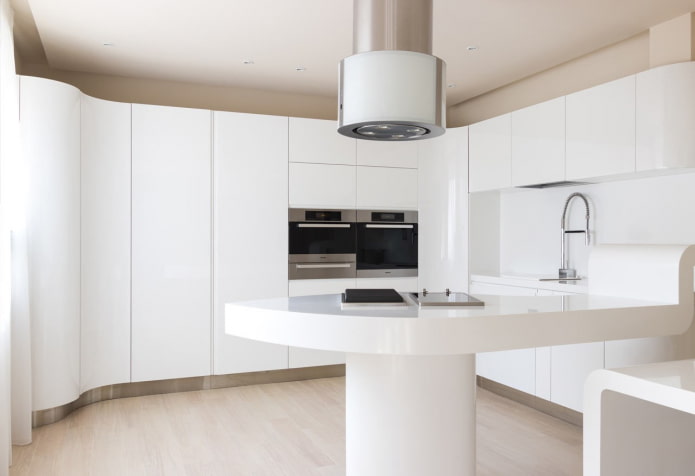 bright kitchen in modern style