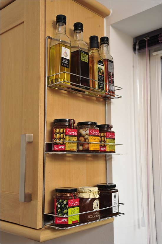 Spice shelves