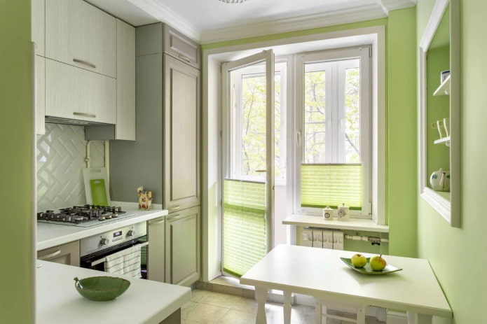 color scheme of the kitchen with an area of 6 squares color scheme of the kitchen with an area of 6 squares