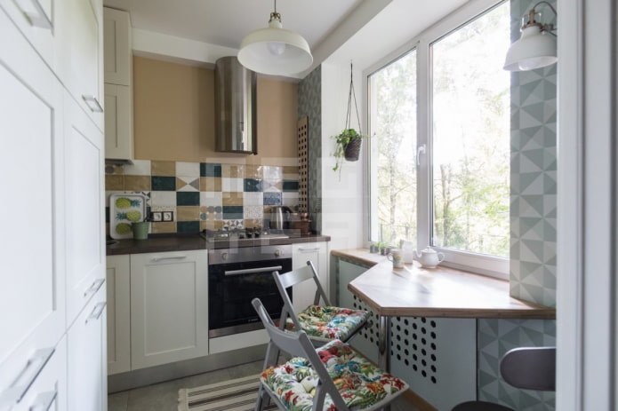 color scheme of the kitchen with an area of 6 squares color scheme of the kitchen with an area of 6 squares