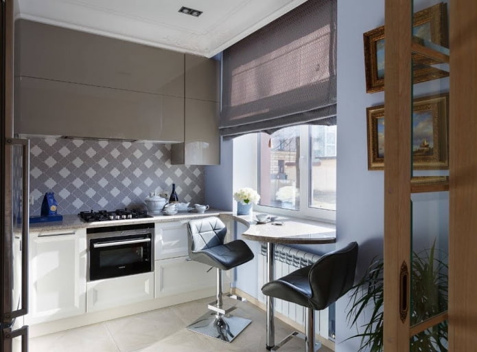 kitchen interior with an area of 6 squares kitchen interior with an area of 6 squares
