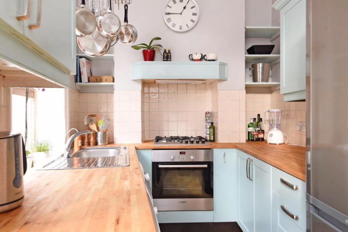 colors of the kitchen interior with an area of 8 sq m colors of the kitchen interior with an area of 8 sq m