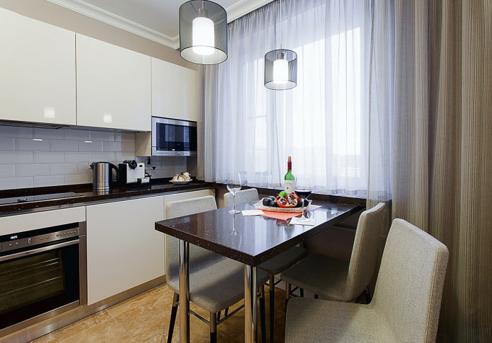 lighting in the kitchen with an area of 8 sq m lighting in the kitchen with an area of 8 sq m