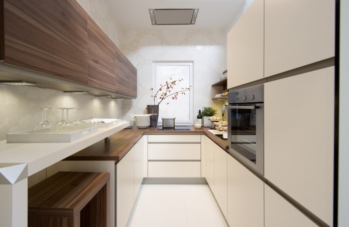 kitchen of 8 sq m in the style of minimalism kitchen of 8 sq m in the style of minimalism