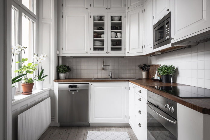 kitchen layout with an area of 8 sq m kitchen layout with an area of 8 sq m